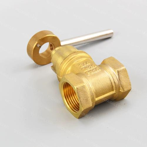 锻压黄铜磁性锁闭防盗闸阀 水务安全的可靠守护者